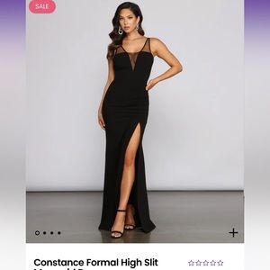 Windsor “Constance” High Slit Maxi Dress NWT